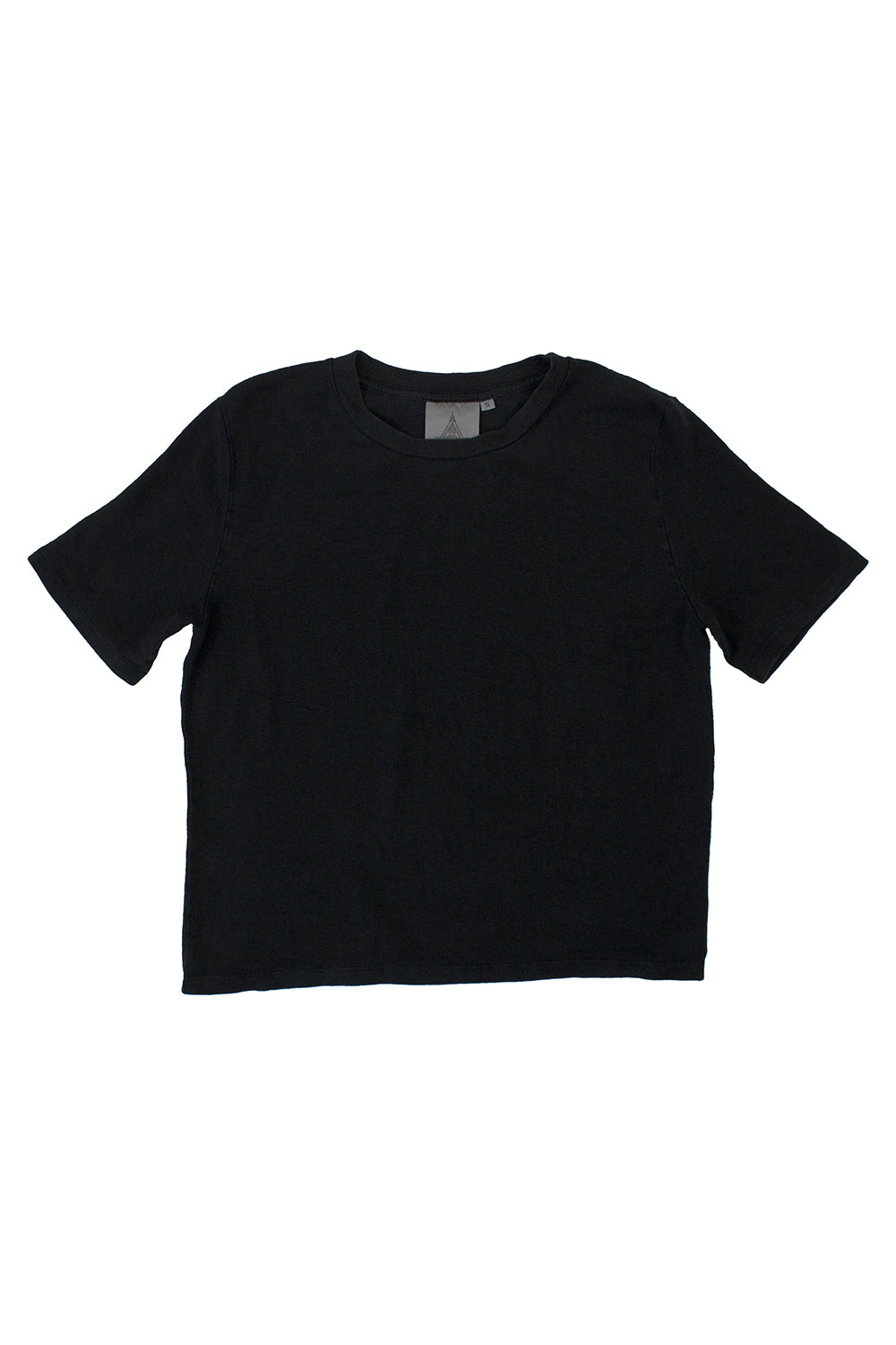 Dakota - 100% Hemp Cropped Tee | Jungmaven Hemp Clothing & Accessories / Color: Black