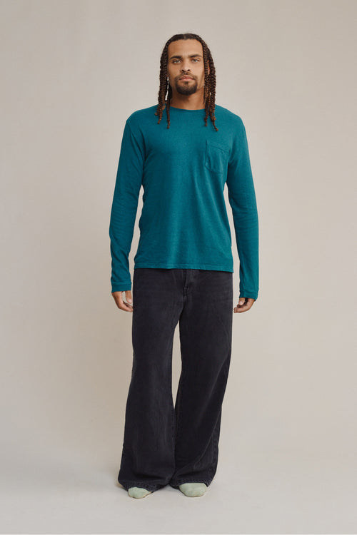 Baja Long Sleeve Pocket Tee | Jungmaven Hemp Clothing & Accessories / Color: