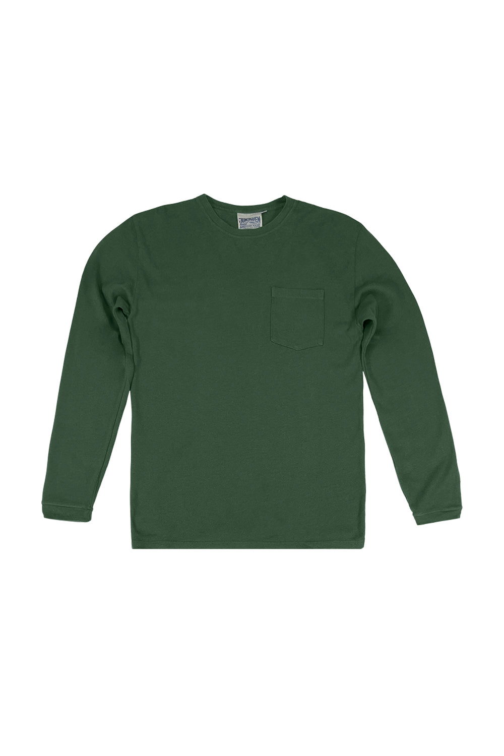 Baja Long Sleeve Pocket Tee | Jungmaven Hemp Clothing & Accessories / Color: Hunter Green