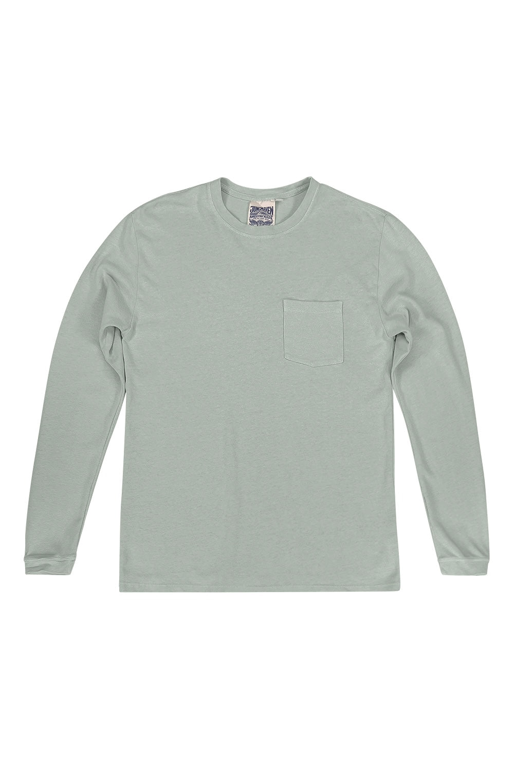 Baja Long Sleeve Pocket Tee | Jungmaven Hemp Clothing & Accessories / Color: Seafoam Green