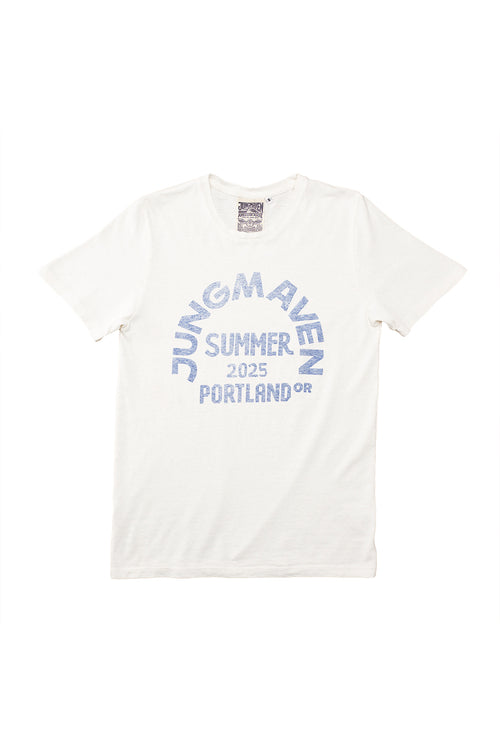 Pop Up Shop Baja Tee | Jungmaven Hemp Clothing & Accessories / Color: Washed White