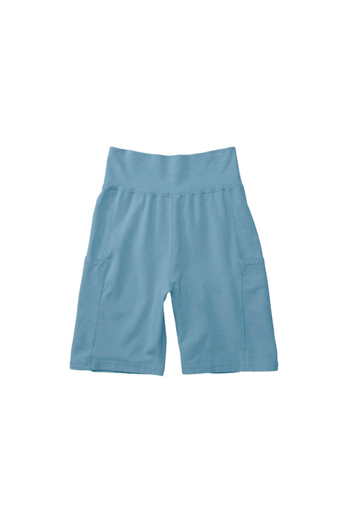 Bike Short with Pockets | Jungmaven Hemp Clothing & Accessories / Color: Blue Heaven