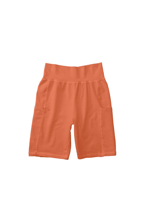 Bike Short with Pockets | Jungmaven Hemp Clothing & Accessories / Color: Burnt Orange