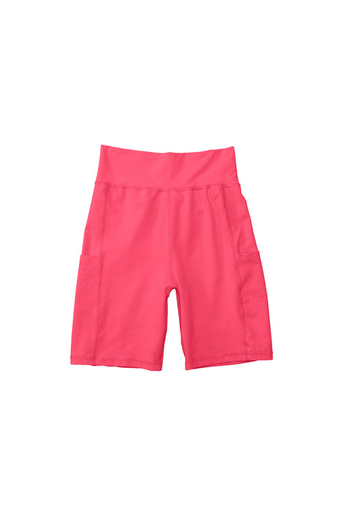 Bike Short with Pockets | Jungmaven Hemp Clothing & Accessories / Color: Poppy Red