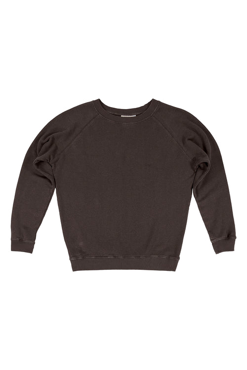 Bonfire Raglan Sweatshirt - Sale Colors | Jungmaven Hemp Clothing & Accessories / Color: Coffee Bean
