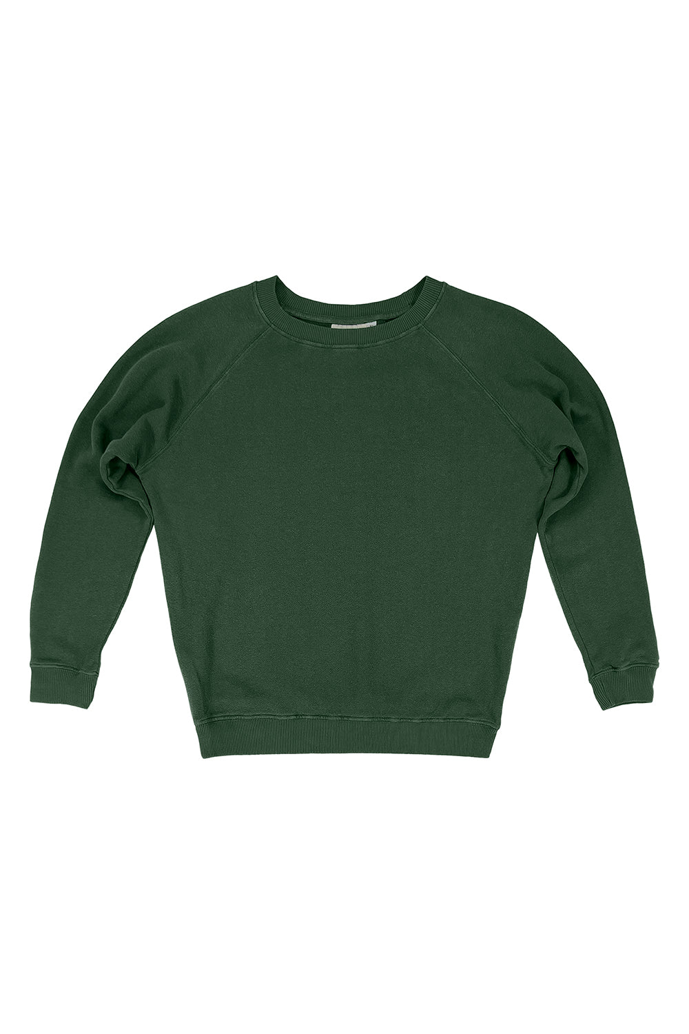 Bonfire Raglan Sweatshirt | Jungmaven Hemp Clothing & Accessories / Color: Hunter Green