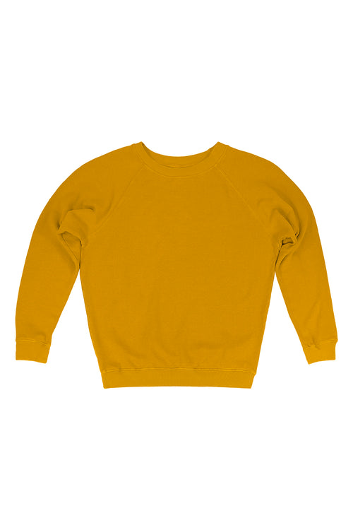 Bonfire Raglan Sweatshirt - Sale Colors | Jungmaven Hemp Clothing & Accessories / Color: Spicy Mustard