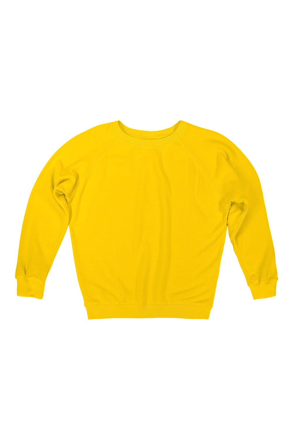 Bonfire Raglan Sweatshirt | Jungmaven Hemp Clothing & Accessories / Color: Sunshine Yellow