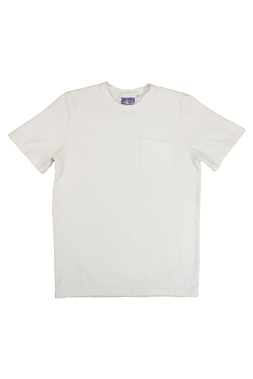 Boulder Pocket Tee | Jungmaven Hemp Clothing & Accessories / Color: Washed White