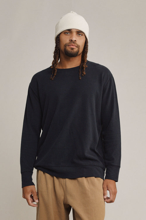 California Pullover | Jungmaven Hemp Clothing & Accessories / model_desc: Conrad is 6’0” wearing L