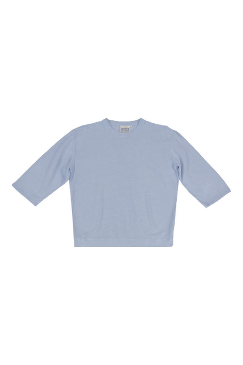 Cardiff 3/4 Sleeve Tee - Sale Colors | Jungmaven Hemp Clothing & Accessories / Color: Coastal Blue