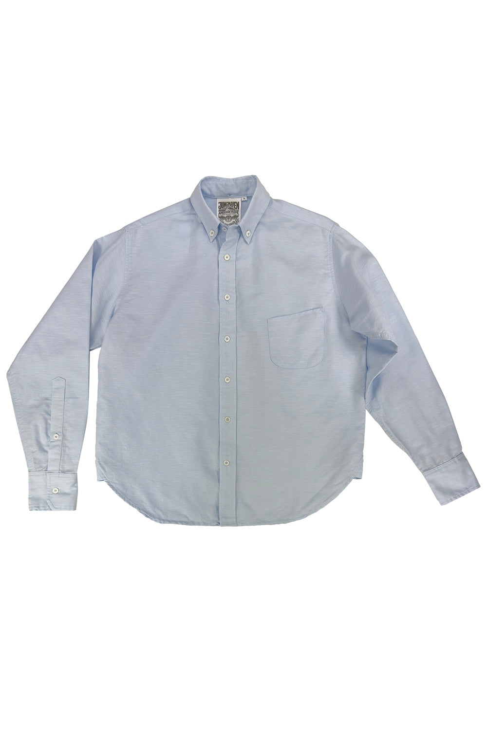 Catalina Button Down Shirt | Jungmaven Hemp Clothing & Accessories / Color: Powder Blue