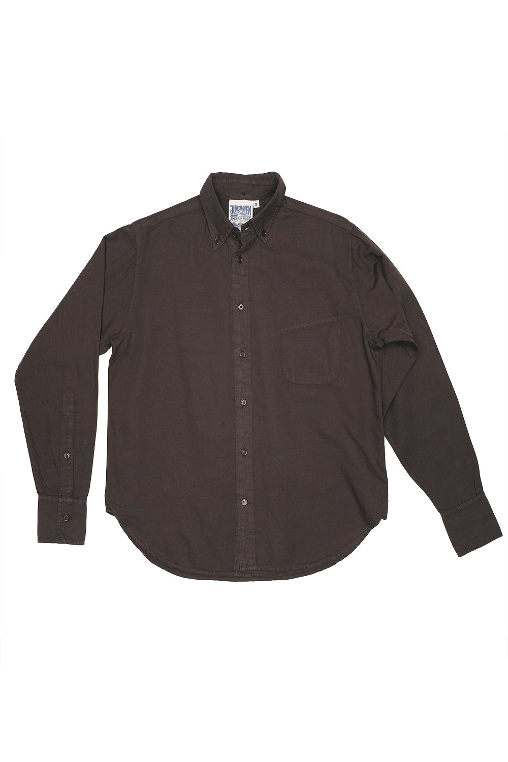 Catalina Button Down Shirt | Jungmaven Hemp Clothing & Accessories / Color: Coffee Bean