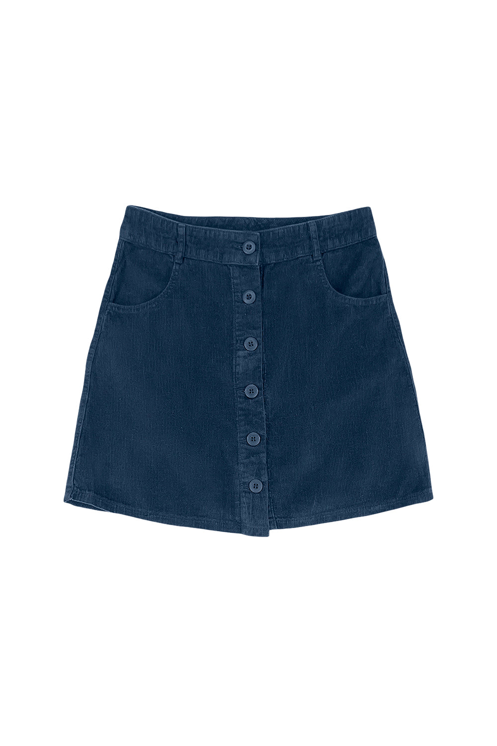 Corduroy Vassar Skirt | Jungmaven Hemp Clothing & Accessories / Color: Navy