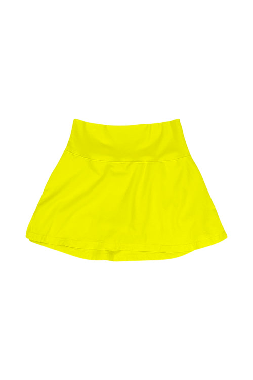 Court Skort | Jungmaven Hemp Clothing & Accessories / Color: Limelight