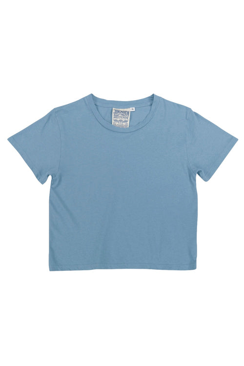 Cropped Ojai Tee | Jungmaven Hemp Clothing & Accessories / Color: Blue Heaven