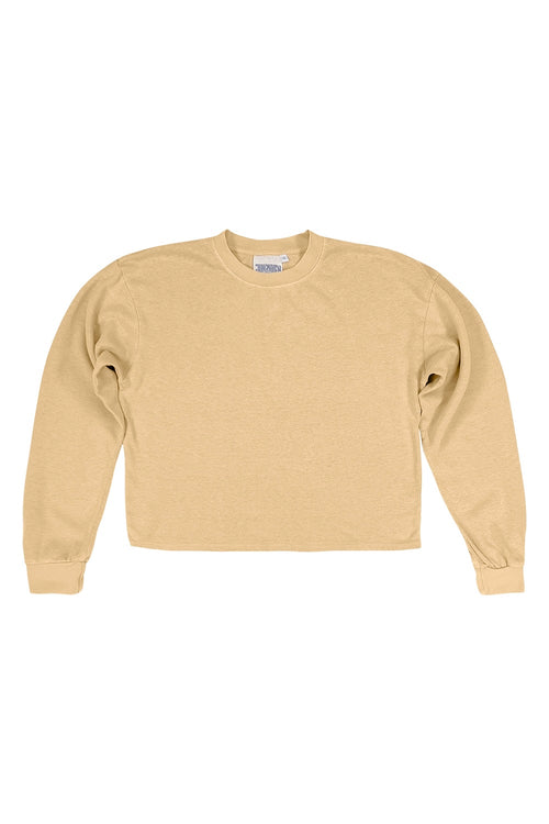 Cropped Long Sleeve Tee - Sale Colors | Jungmaven Hemp Clothing & Accessories / Color: Oat Milk