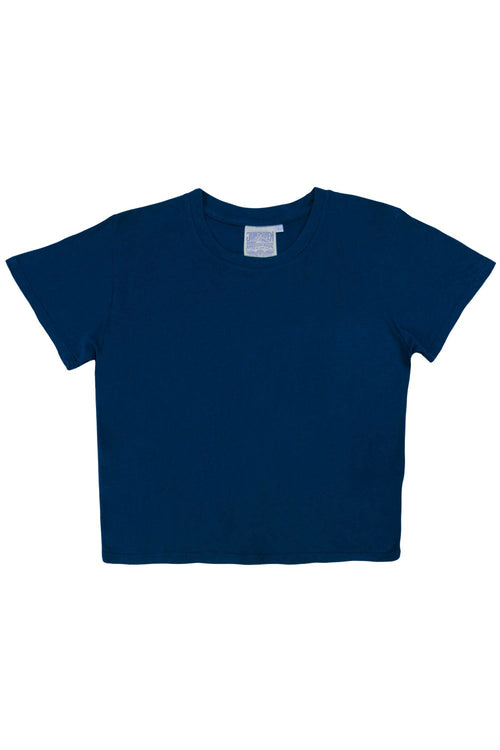Cropped Lorel Tee | Jungmaven Hemp Clothing & Accessories / Color: Deep Indigo