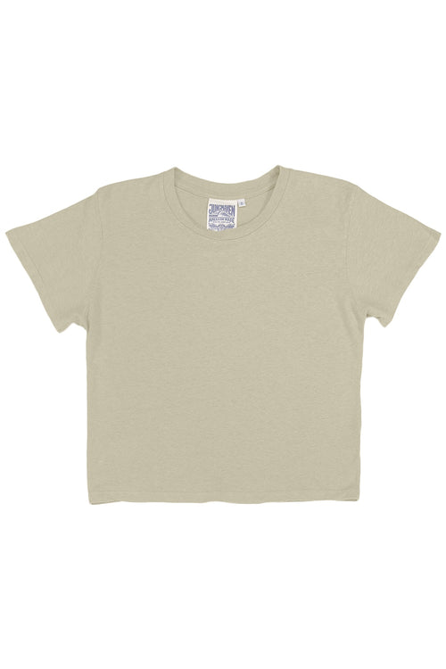Cropped Lorel Tee | Jungmaven Hemp Clothing & Accessories / Color: Desert Khaki
