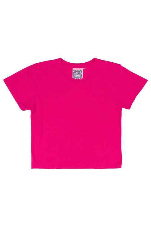 Cropped Lorel Tee | Jungmaven Hemp Clothing & Accessories / Color: Pink Grapefruit