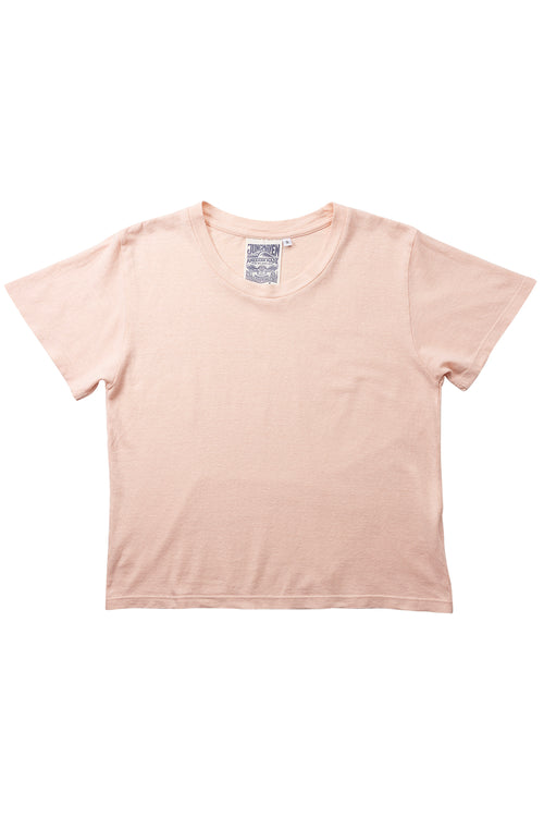 Cropped Lorel Tee | Jungmaven Hemp Clothing & Accessories / Color: Whispering Peach