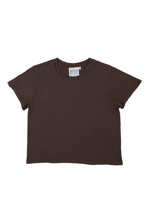 Cropped Ojai Tee | Jungmaven Hemp Clothing & Accessories / Color: Coffee Bean