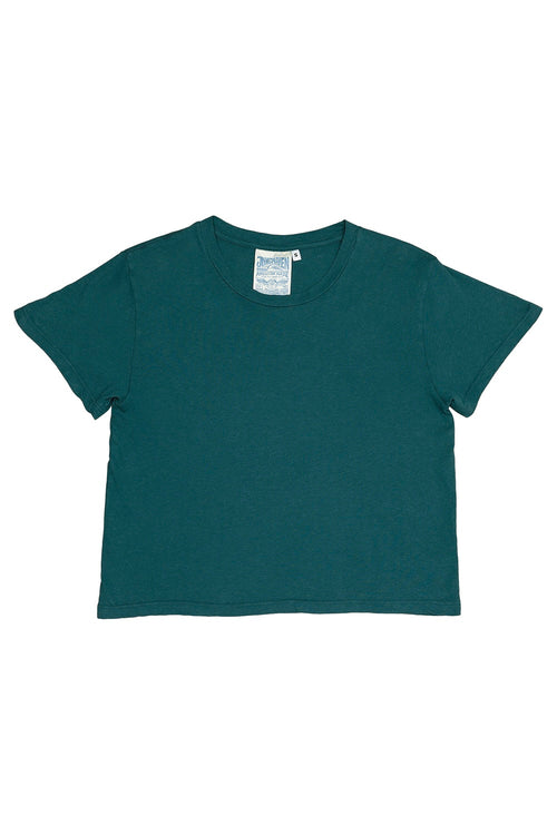 Cropped Ojai Tee | Jungmaven Hemp Clothing & Accessories / Color: Deep Teal