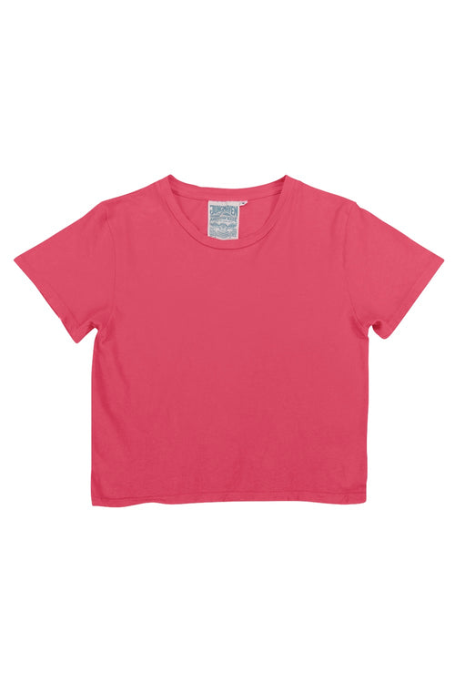 Cropped Ojai Tee | Jungmaven Hemp Clothing & Accessories / Color: Poppy Red