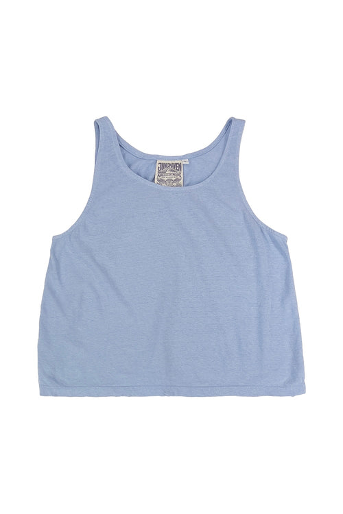 Cropped Tank - Sale Colors | Jungmaven Hemp Clothing & Accessories / Color: Coastal Blue