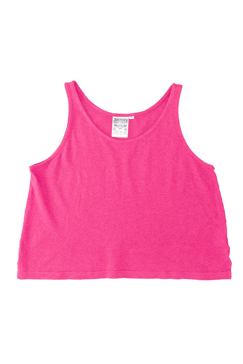 Cropped Tank - Sale Colors | Jungmaven Hemp Clothing & Accessories / Color: Electric Fuchsia