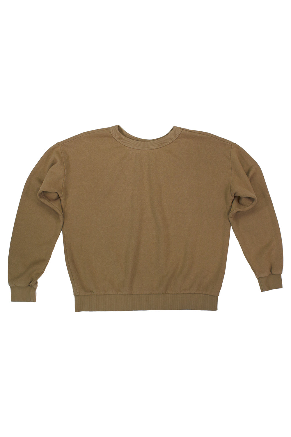 Crux Cropped Sweatshirt | Jungmaven Hemp Clothing & Accessories / Color: Coyote