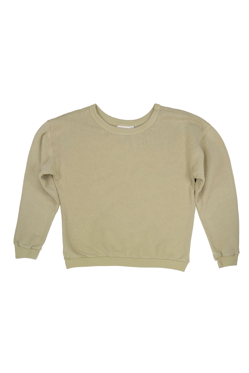 Crux Cropped Sweatshirt | Jungmaven Hemp Clothing & Accessories / Color: Desert Khaki