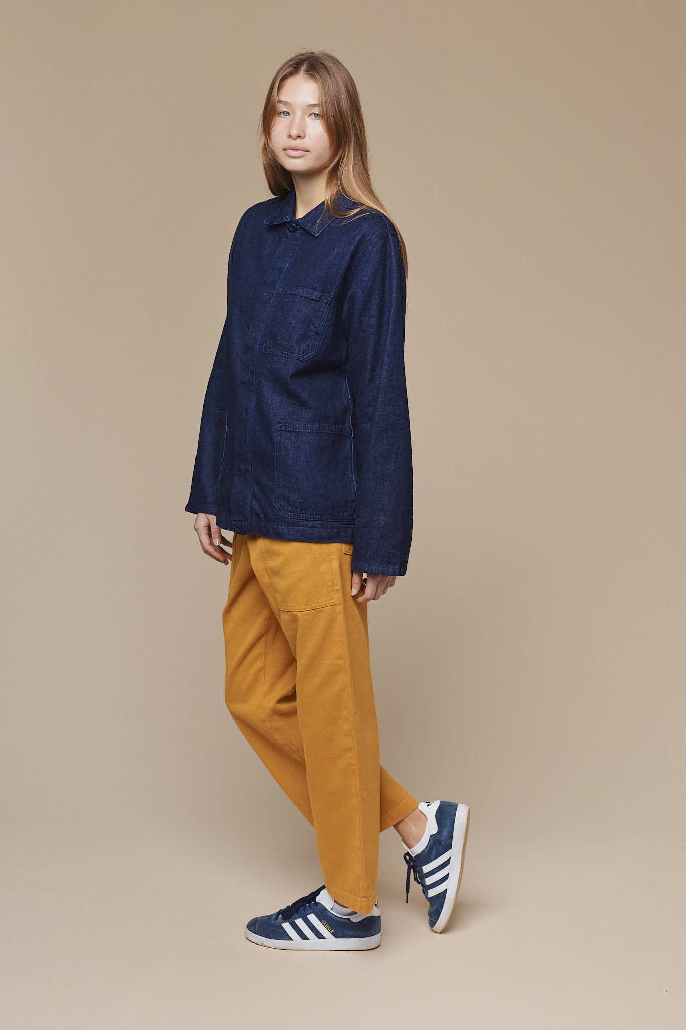 Denim Olympic Jacket | Jungmaven Hemp Clothing & Accessories / Color: