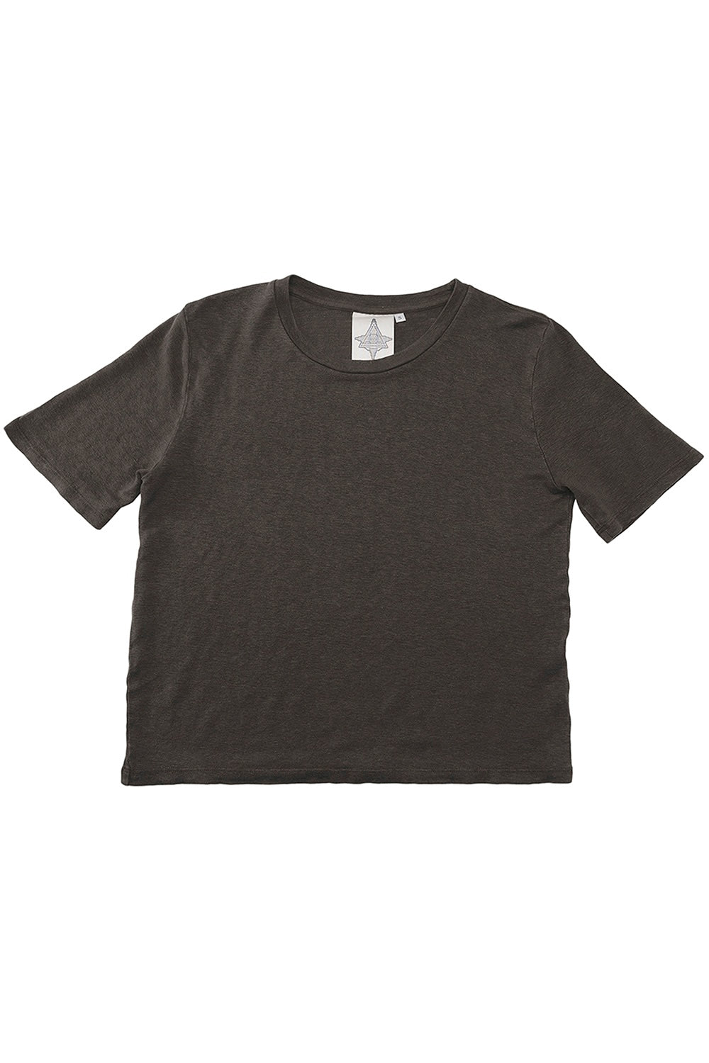 Dakota - 100% Hemp Cropped Tee | Jungmaven Hemp Clothing & Accessories / Color: Coffee Bean