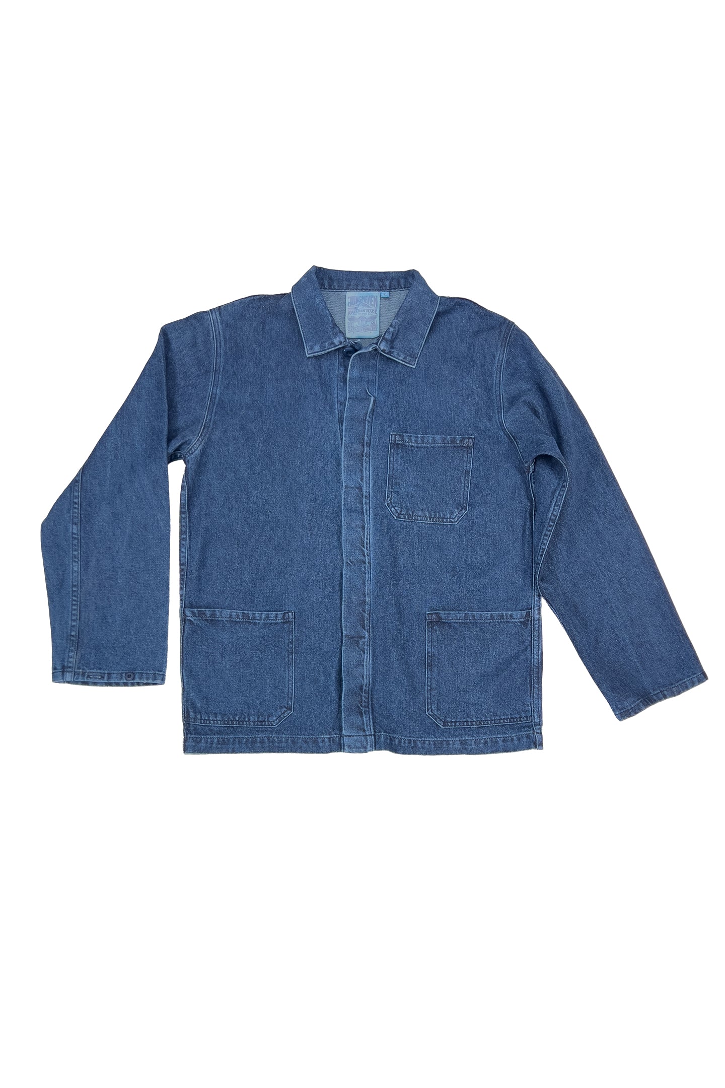 Denim Olympic Jacket | Jungmaven Hemp Clothing & Accessories / Color: Medium