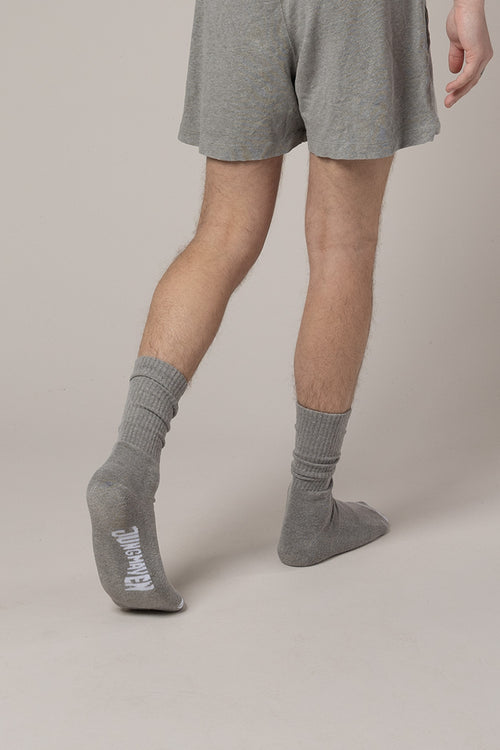 Heathered Hemp Crew Socks