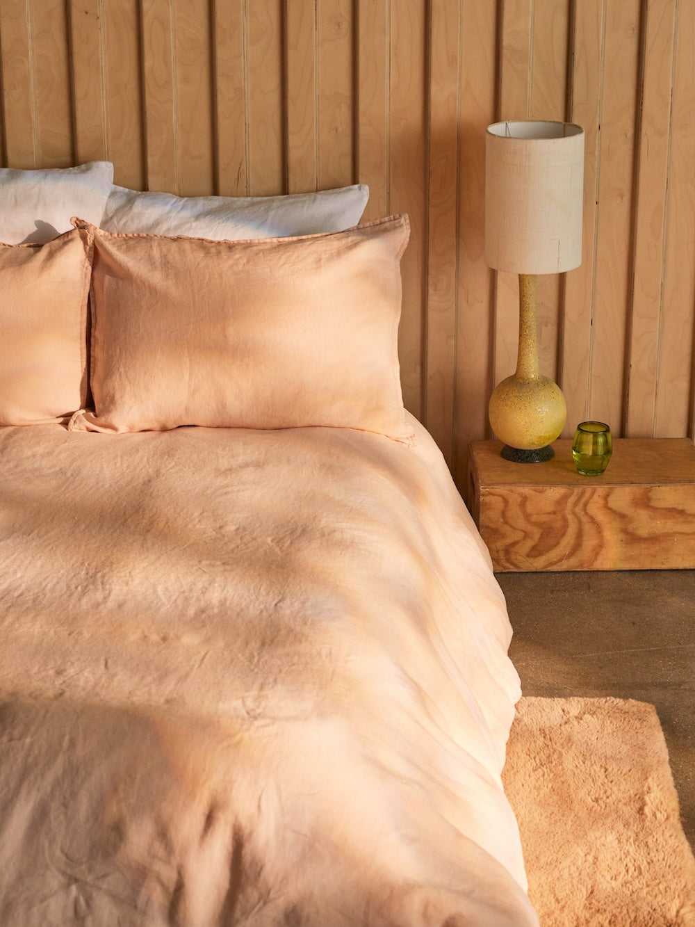 Evenfall Duvet Cover | Jungmaven Hemp Clothing & Accessories Color: Peach