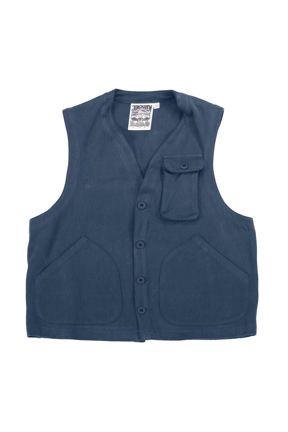 Falcon Vest | Jungmaven Hemp Clothing & Accessories / Color: Navy