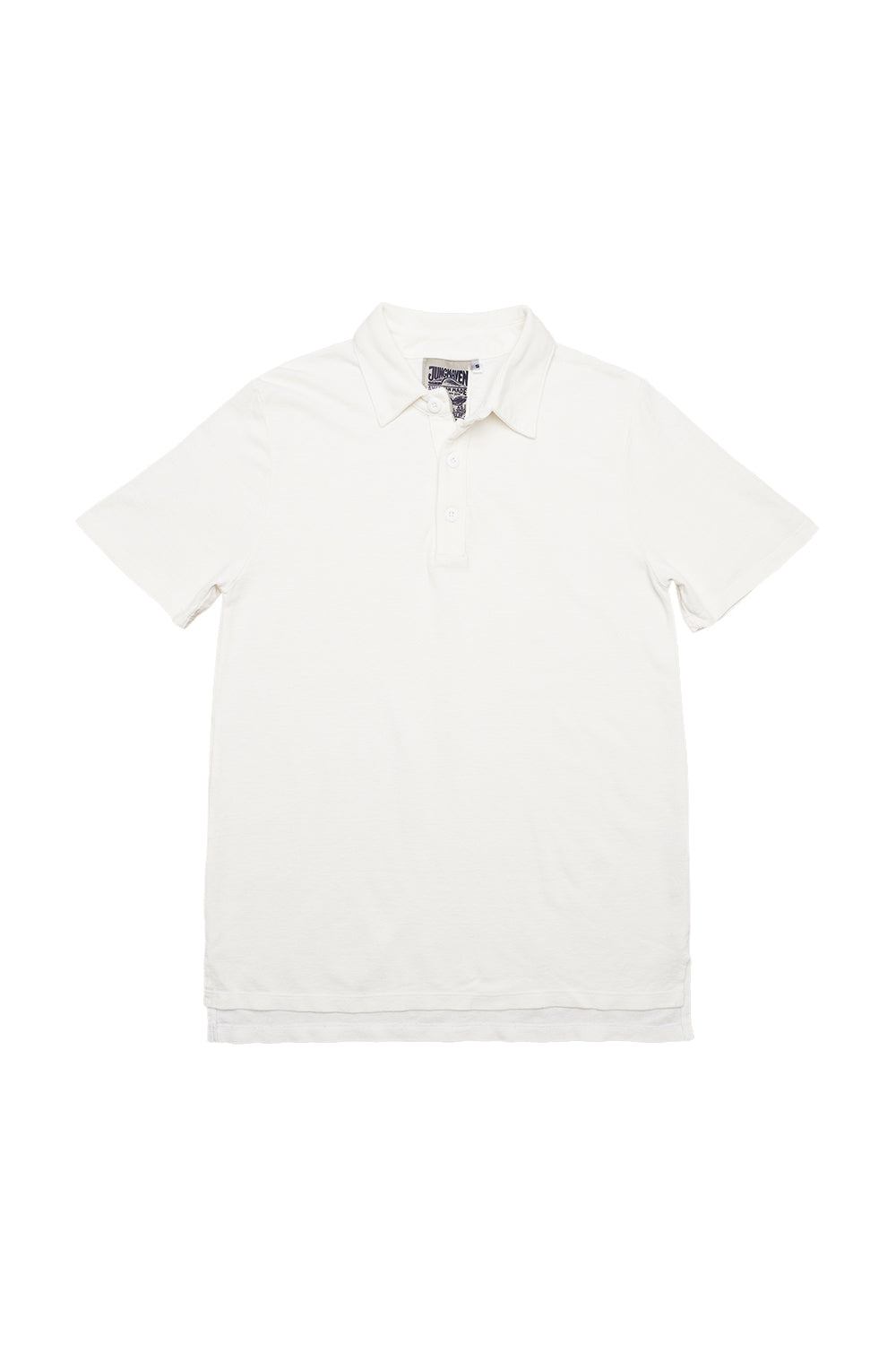 Fields Polo | Jungmaven Hemp Clothing & Accessories / Color: Washed White