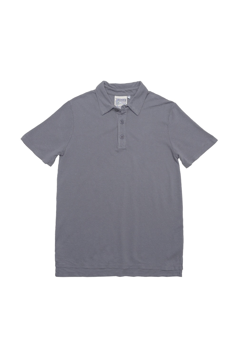 Fields Polo | Jungmaven Hemp Clothing & Accessories / Color: Diesel Gray