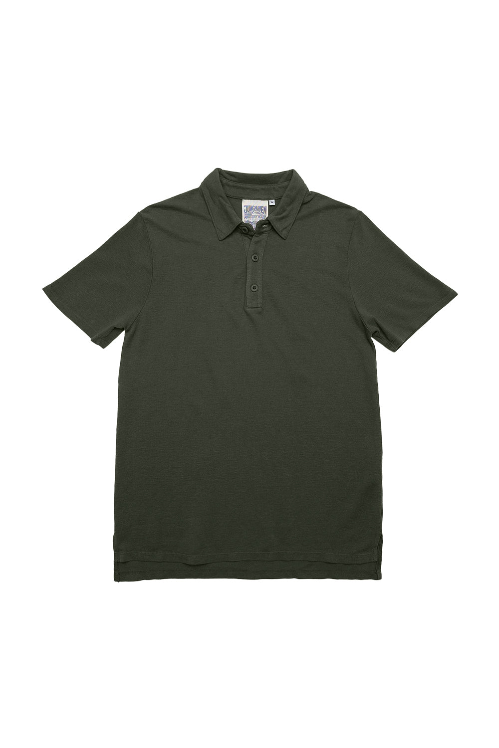 Fields Polo | Jungmaven Hemp Clothing & Accessories / Color: Olive Green