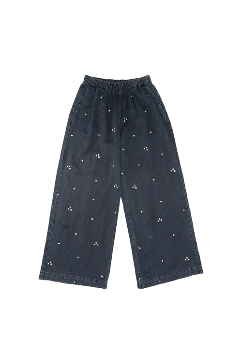 Gold Flake Denim Disco Pant | Jungmaven Hemp Clothing & Accessories / Color: Black
