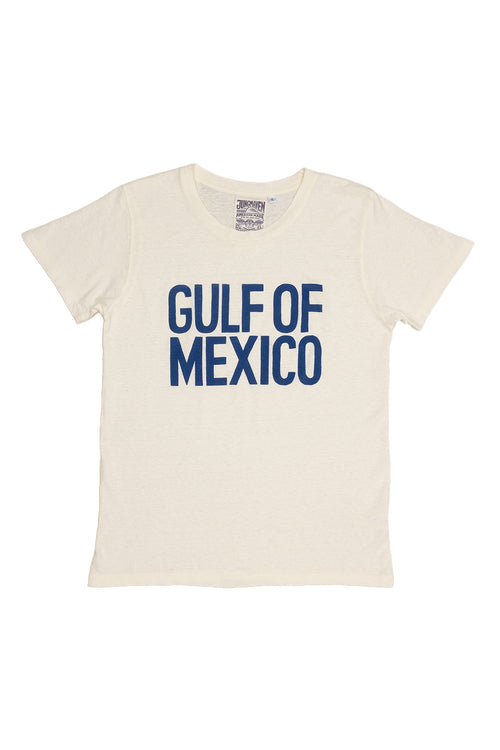 Gulf Of Mexico Lorel Tee | Jungmaven Hemp Clothing & Accessories / Color: Washed White