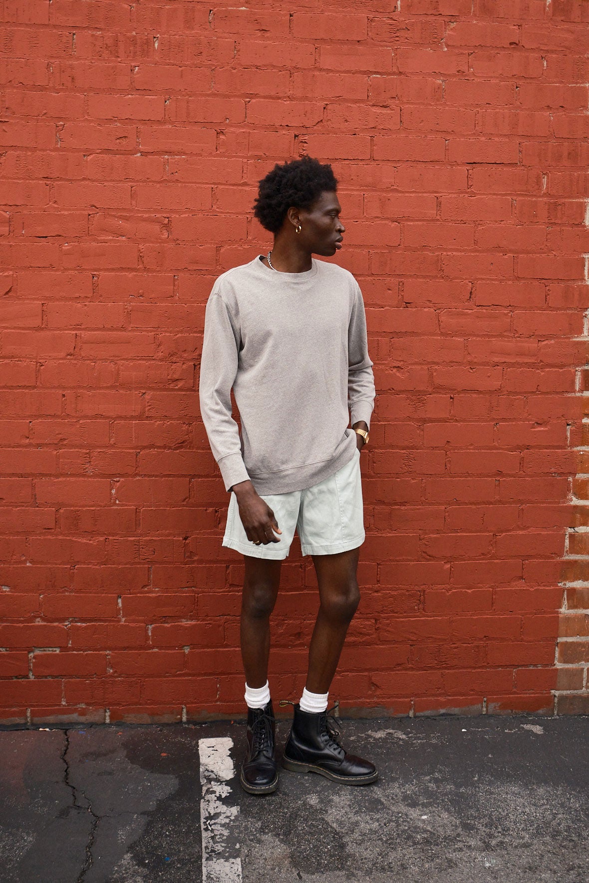 Heathered California Pullover | Jungmaven Hemp Clothing & Accessories / Color: