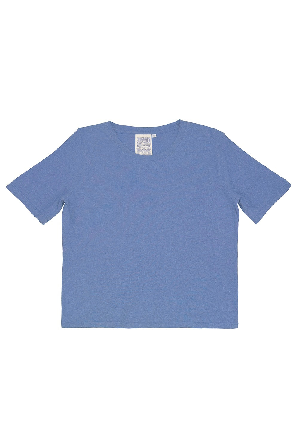 Heathered Silverlake Cropped Tee | Jungmaven Hemp Clothing & Accessories / Color: Wisteria