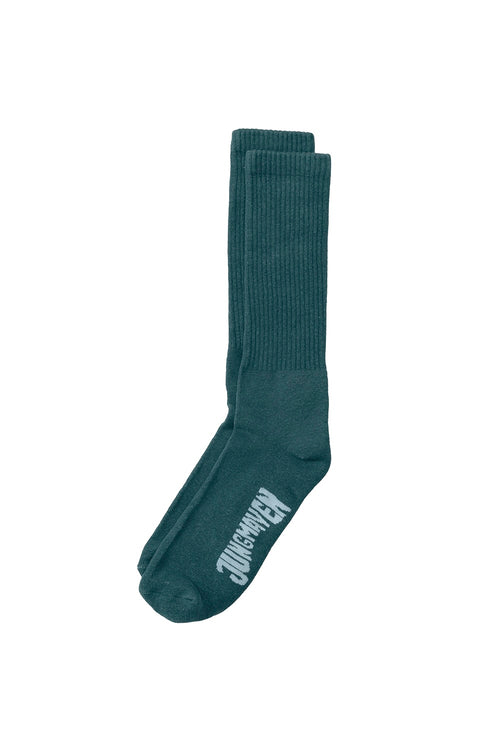Hemp Crew Socks | Jungmaven Hemp Clothing & Accessories / Color: Deep Teal