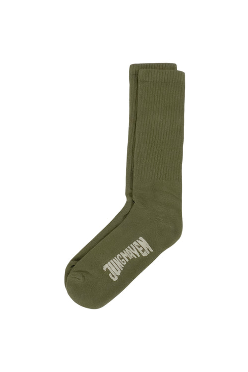 Hemp Crew Socks | Jungmaven Hemp Clothing & Accessories / Color: Olive Green