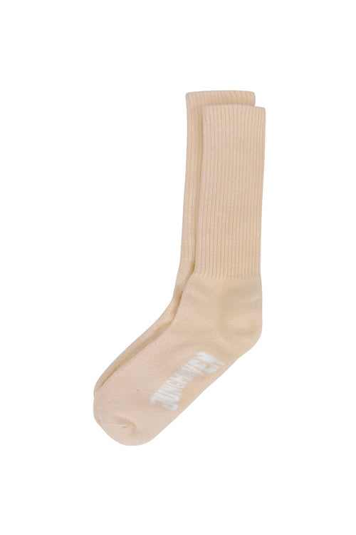 Hemp Crew Socks | Jungmaven Hemp Clothing & Accessories / Color: Whispering Peach