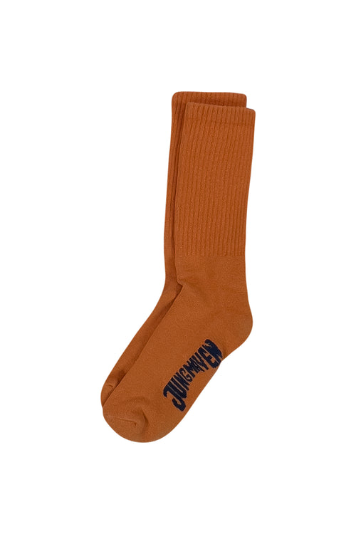 Hemp Wool Crew Socks | Jungmaven Hemp Clothing & Accessories / Color: Apricot Crush