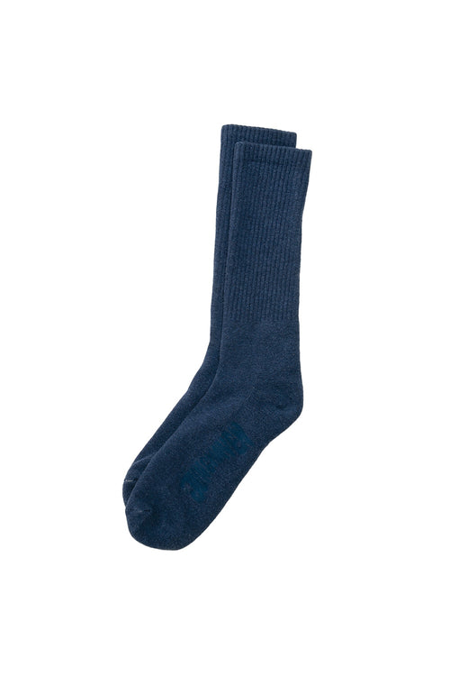 Hemp Wool Crew Socks | Jungmaven Hemp Clothing & Accessories / Color: Deep Indigo